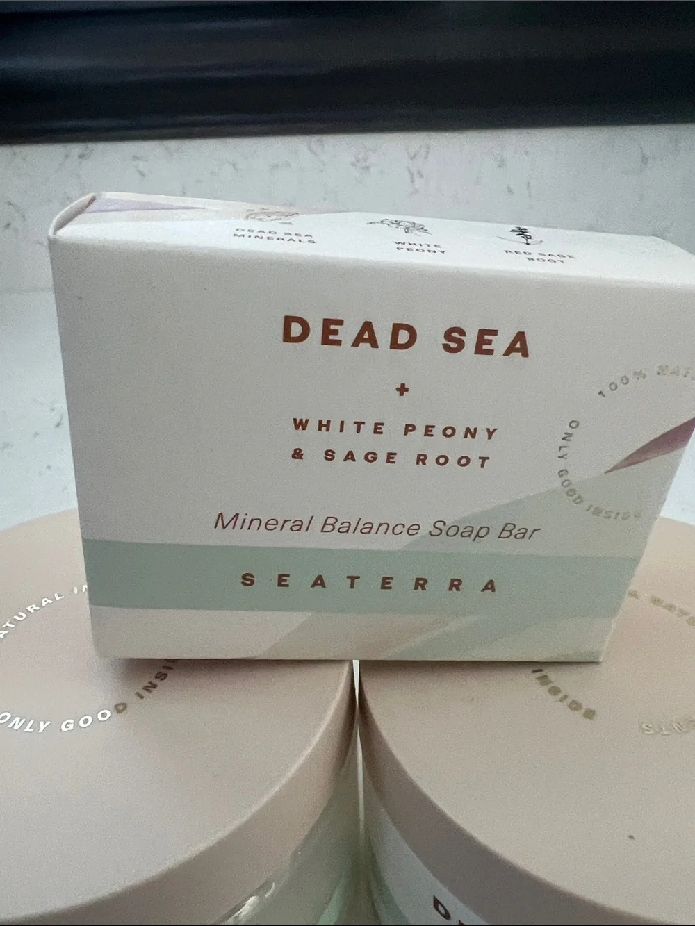 Seacret Dead Sea White Peony & Sage Root Mineral Body Butter& salt and oil scrub